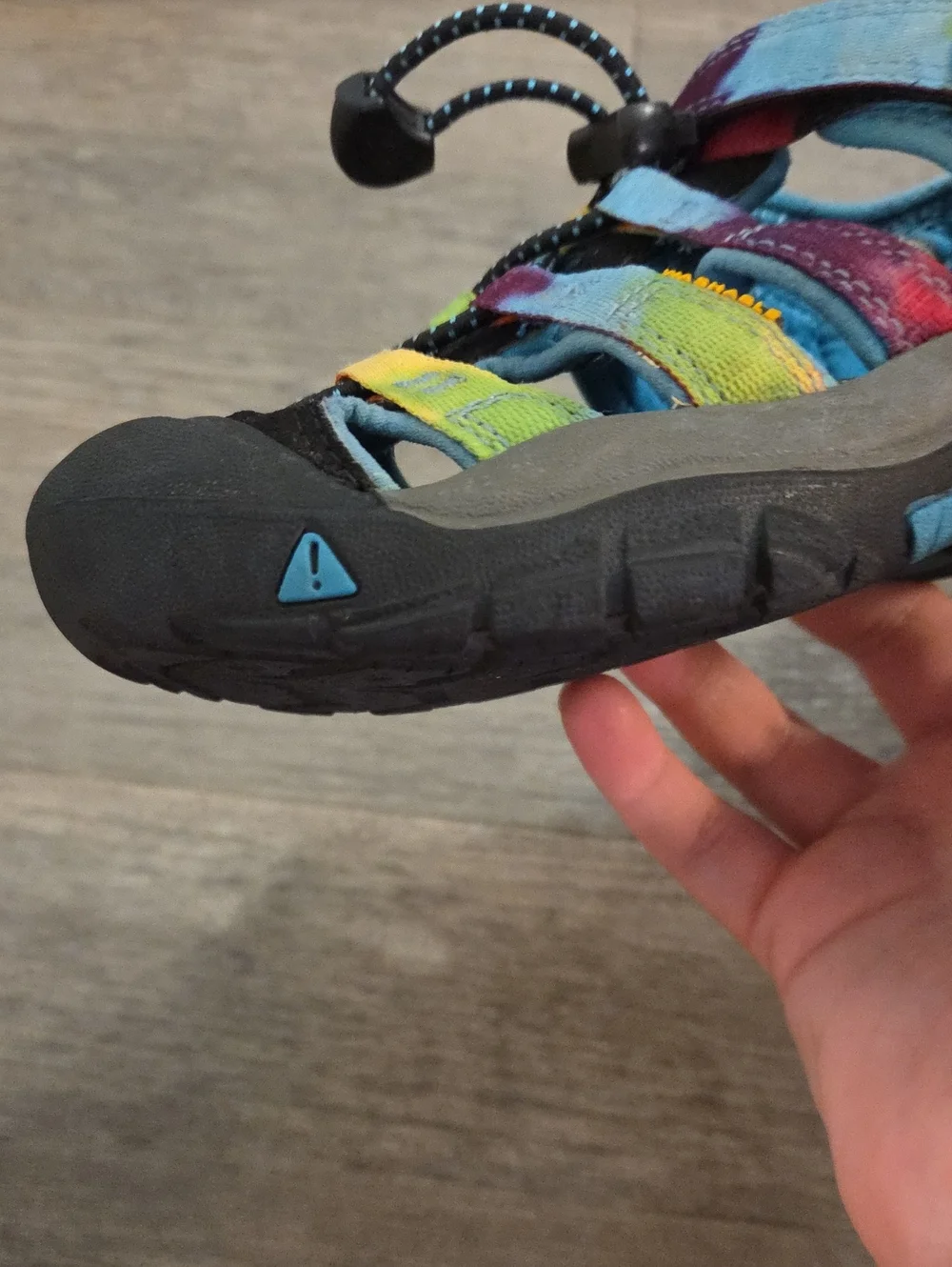 Keen • Kids Rainbow Strappy Sandals - Blue, Yellow, Orange, Green, Purple